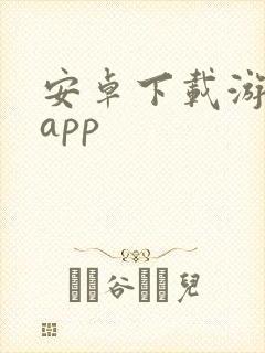 安卓下载游戏的app