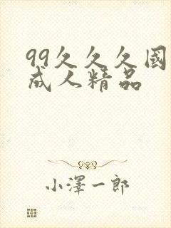 99久久久国产成人精品