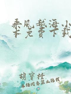 乘风越海小说全本免费下载