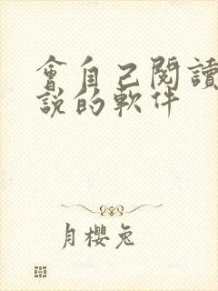 会自己阅读的小说的软件