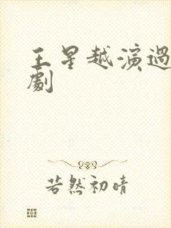 王星越演过什么剧