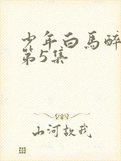 少年白马醉春风第5集