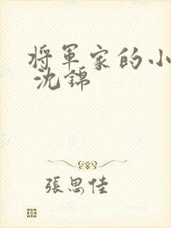 将军家的小娘子 沈锦