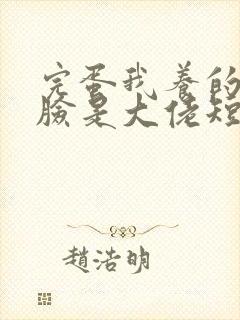 完蛋我养的小白脸是大佬短剧结局