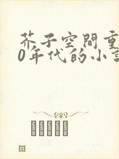 芥子空间重生60年代的小说