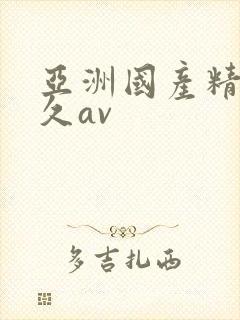 亚洲国产精品久久av