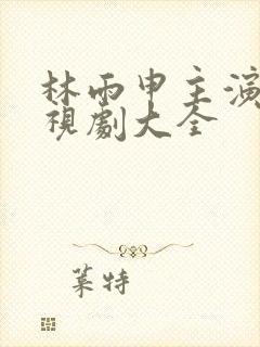 林雨申主演的电视剧大全