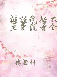 谁说我结不了婚免费观看全集