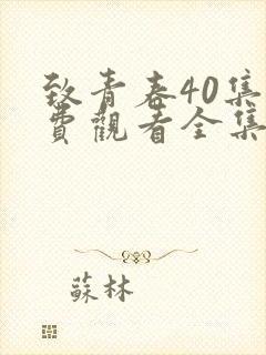 致青春40集免费观看全集介绍