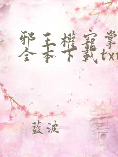 邪王权宠掌心娇全本下载txt
