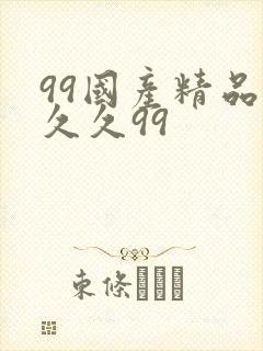 99国产精品久久久99