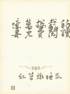 亿万总裁的隐婚妻免费阅读小说