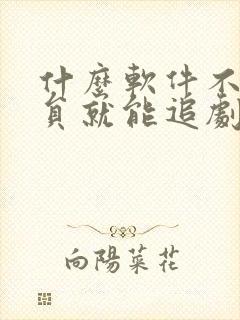 什么软件不要会员就能追剧