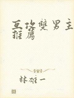 互攻双男主小说推荐