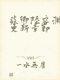 苏卿陆容渊最新更新章节