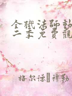 全职法师动漫第二季免费观看完整版在线观看