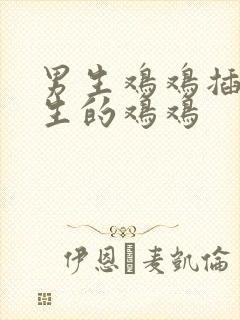 男生鸡鸡插进女生的鸡鸡