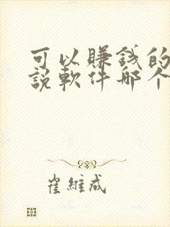 可以赚钱的写小说软件哪个好