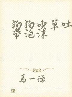 狗狗吃草吐黄水带泡沫