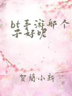 bt手游哪个盒子好呢