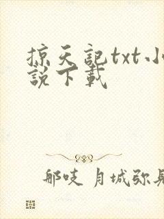 掠天记txt小说下载