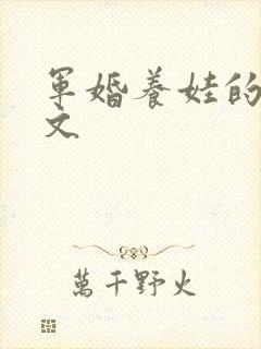 军婚养娃的年代文