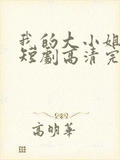 我的大小姐老婆短剧高清完整版