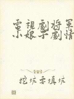 电视剧将军家的小娘子剧情介绍