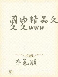 国内精品久久久久久www