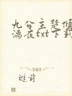 九公主楚倾歌风漓夜txt下载