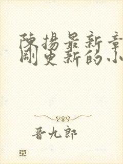 陈扬最新章节刚刚更新的小说