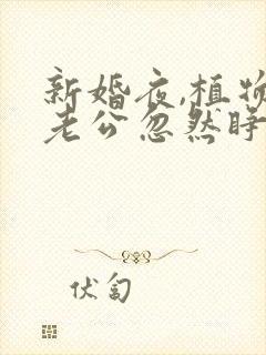 新婚夜,植物人老公忽然睁开眼所有章节