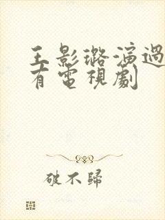 王影璐演过的所有电视剧