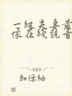 一级夫妻黄色录像在线观看