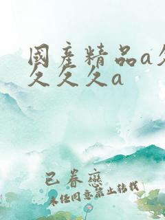 国产精品a久久久久久a