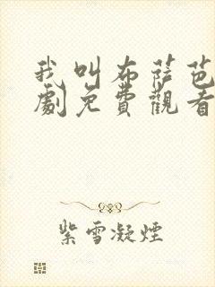 我叫布萨芭电视剧免费观看全集