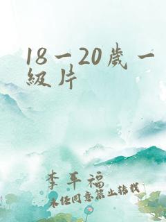 18一20岁一级片