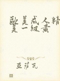 欧美成人精品欧美一级黄