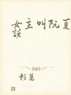 女主叫阮夏的小说