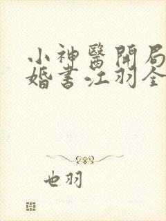 小神医开局九张婚书江羽全文