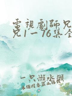 电视剧师兄啊师兄1一76集全集免费观看