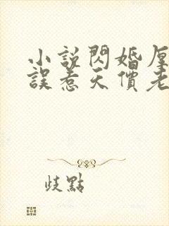 小说闪婚厚爱:误惹天价老公