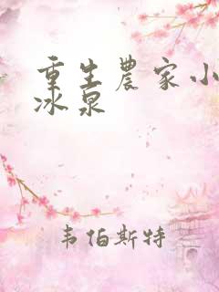 重生农家小医女冰泉