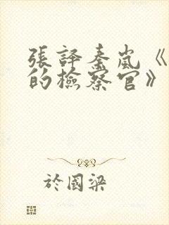 张译秦岚《九部的检察官》免费观看