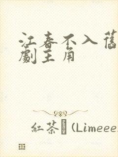 江春不入旧年短剧主角