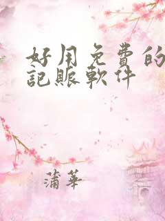 好用免费的手机记账软件