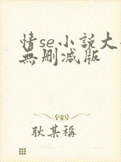 情se小说大全无删减版