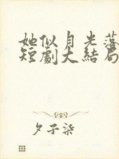 她似月光落我心短剧大结局