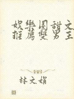 娱乐圈甜文小说推荐双男主