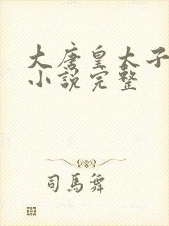 大唐皇太子有声小说完整